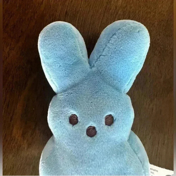 Easter Peeps Blue Bunny Rabbit Plush 6" Just Born inc. - Picture 3 of 7